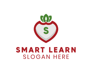 Strawberry Shield Fruit logo