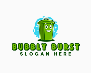 Junk Garbage Bin logo design