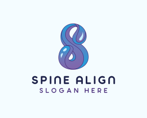 Aqua Water Letter S logo design