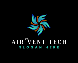 Air Cool Ventilation logo design