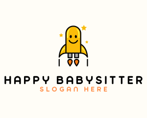 Happy Rocket Daycare logo design