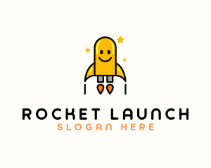 Happy Rocket Daycare logo design