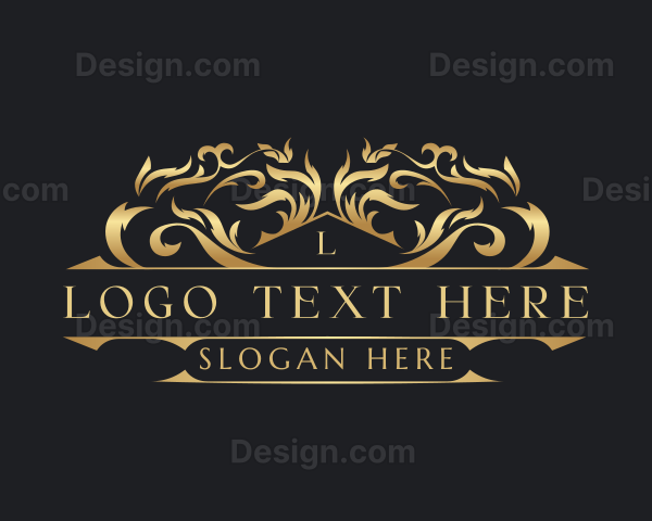 Ornamental Wreath  Decorative Logo