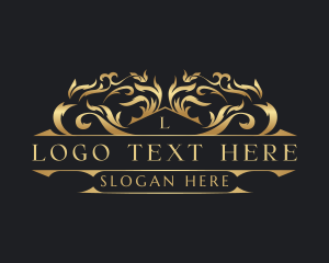 Ornamental Wreath  Decorative logo