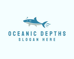 Ocean Shark Aquarium  logo design