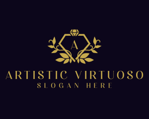 Luxury Ornamental Diamond  logo design