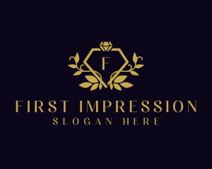 Luxury Ornamental Diamond  logo design