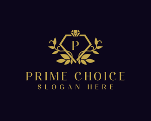 Luxury Ornamental Diamond  logo design