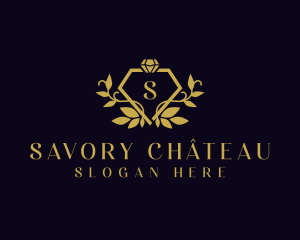 Luxury Ornamental Diamond  logo design