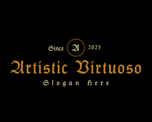 Medieval Gothic Antique logo design