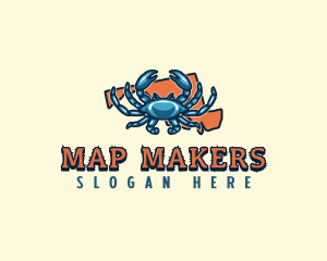 Maryland Blue Crab logo design