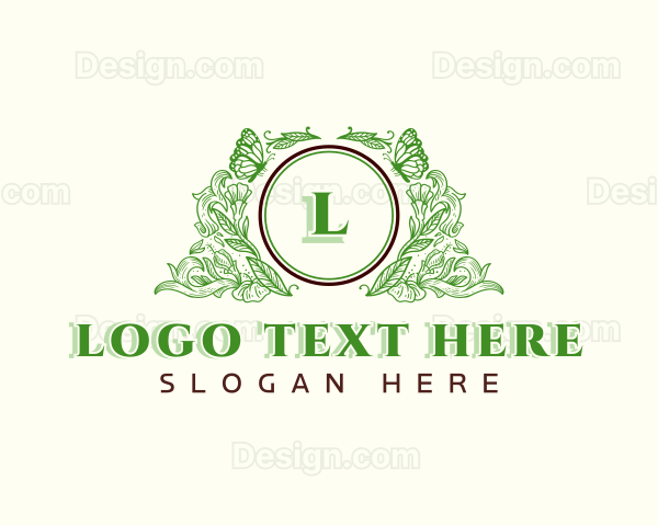 Organic Gardening Florist Logo