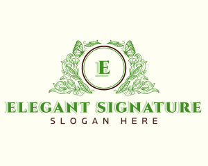 Organic Gardening Florist logo design