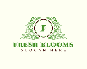 Organic Gardening Florist logo design