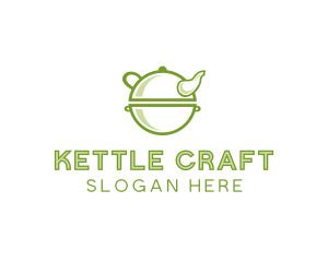 Kettle Antique Teapot logo design