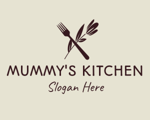 Fork Vegan Kitchen Business logo design