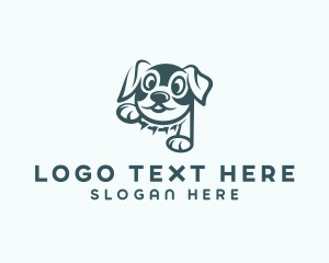 Cartoon Pet Dog logo