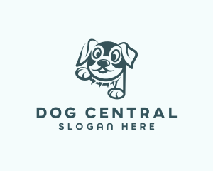 Cartoon Pet Dog logo design