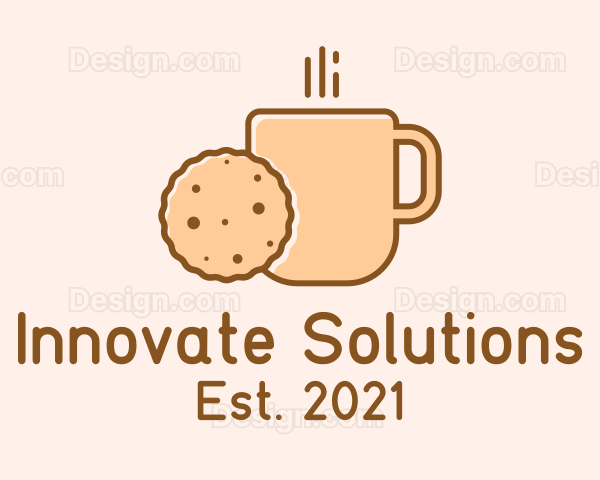 Cookie Coffee Cup Logo