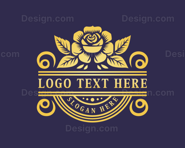 Rose Floral Styling Logo