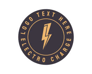 Lightning Bolt Energy  logo design