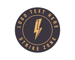 Lightning Bolt Energy  logo design