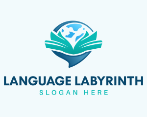 Book Globe Language logo