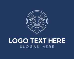 Majestic Cow Head  logo