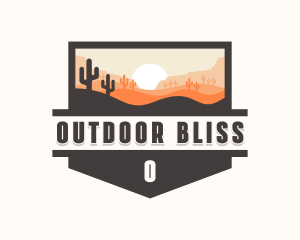 Outdoor Desert Sand Dune logo design