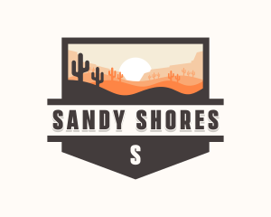 Outdoor Desert Sand Dune logo design