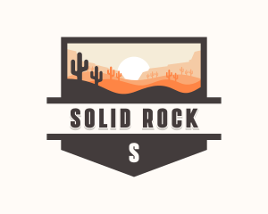 Outdoor Desert Sand Dune logo design