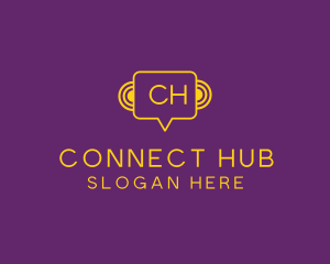 Connection Chat App logo design