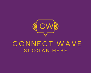 Connection Chat App logo design