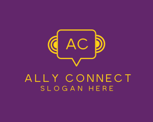 Connection Chat App logo design