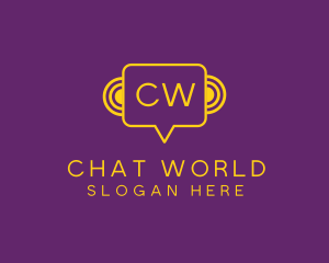 Connection Chat App logo design