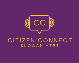 Connection Chat App logo design