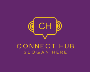 Connection Chat App logo design