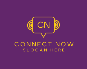 Connection Chat App logo design