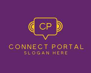 Connection Chat App logo design