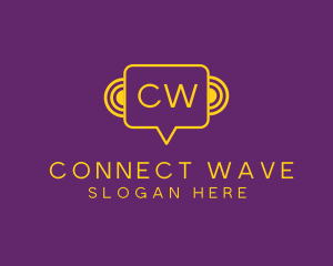 Connection Chat App logo design