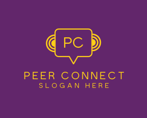 Connection Chat App logo design