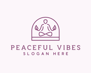 Meditation Wellness Yoga logo design