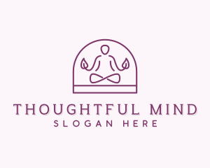 Meditation Wellness Yoga logo design