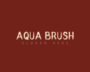 Brush Texture Business logo design