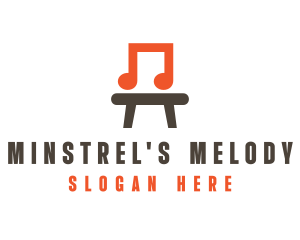 Musical Chair Stool logo design