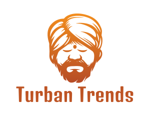 Sleeping Turban Man logo