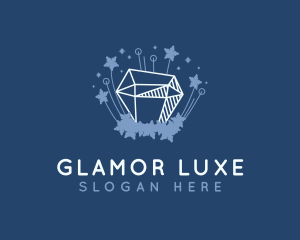 Glamorous Diamond Gem logo design