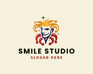 Jester Circus Magician logo