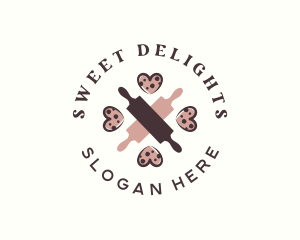 Heart Cookie Roller Bakeshop logo