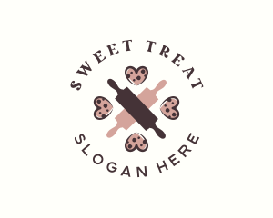 Heart Cookie Bakeshop logo design